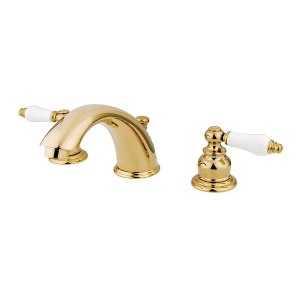 KB972B Widespread Bathroom Faucet, Polished Brass